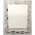 Miroir suspendu rectangulaire miroir en argent